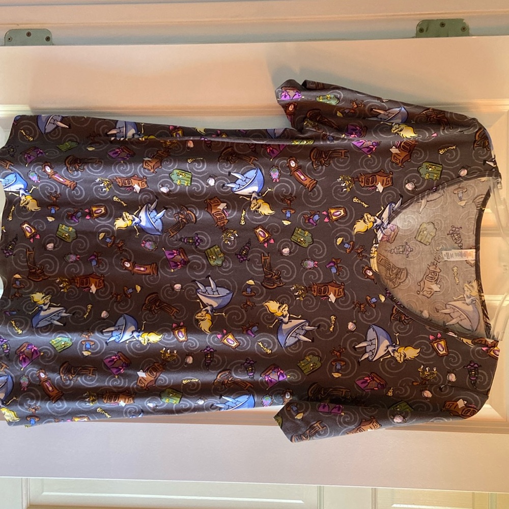 Lularoe Perfect T Disney Alice in Wonderland 2XL